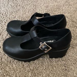 Black Mary Janes
